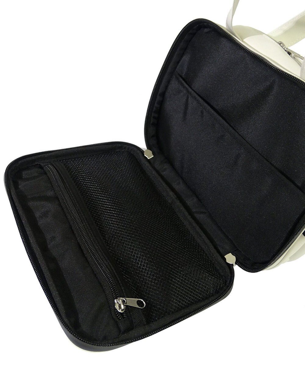 +RING 【プラスリング】傘生地を使用したボストンバッグ  waterproofed mini boston bag WHT Sr.404 