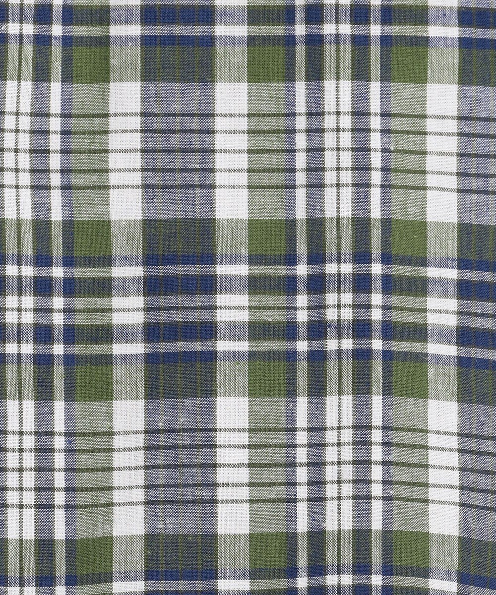 J.PRESS MEN 【WEB・一部店舗限定】コットンリネンチェック シャツ/B.D 