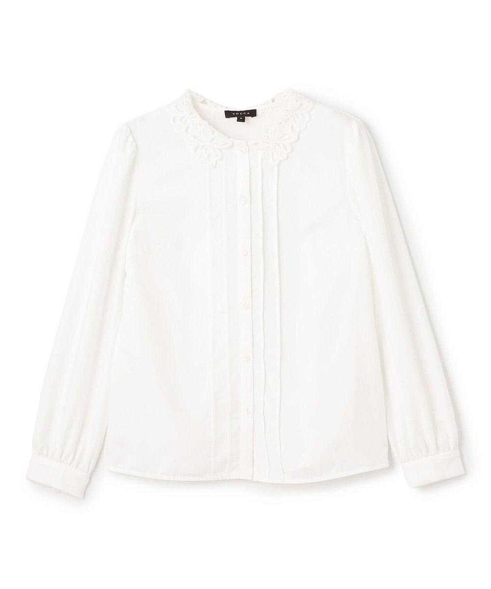 TOCCA 【消臭】TIMELESS CLASSIC 襟レースブラウス 