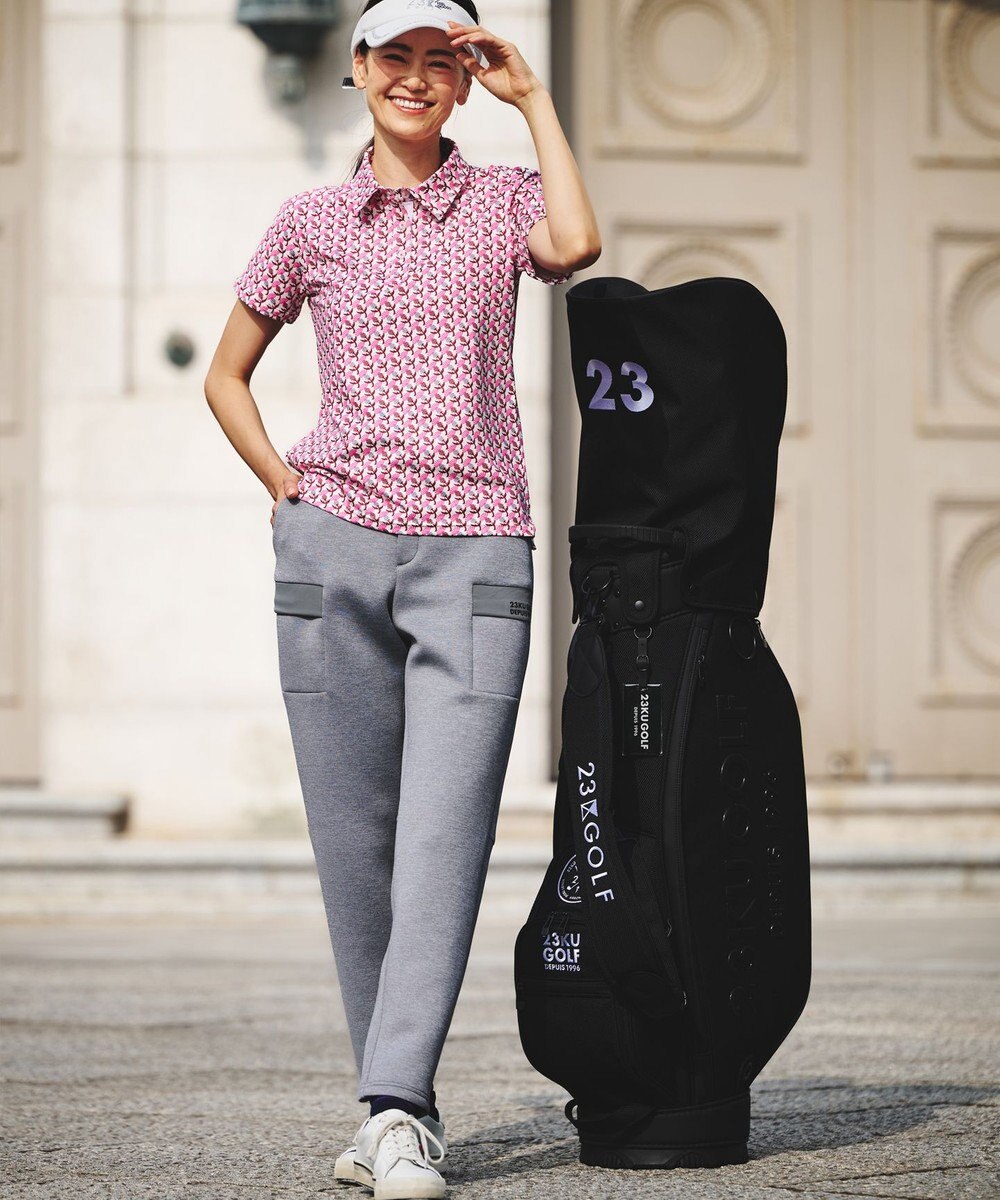 23区GOLF 【WOMEN】ダンボールニットパンツ 履き心地抜群でポケット付き！近所へのお出かけに◎ 