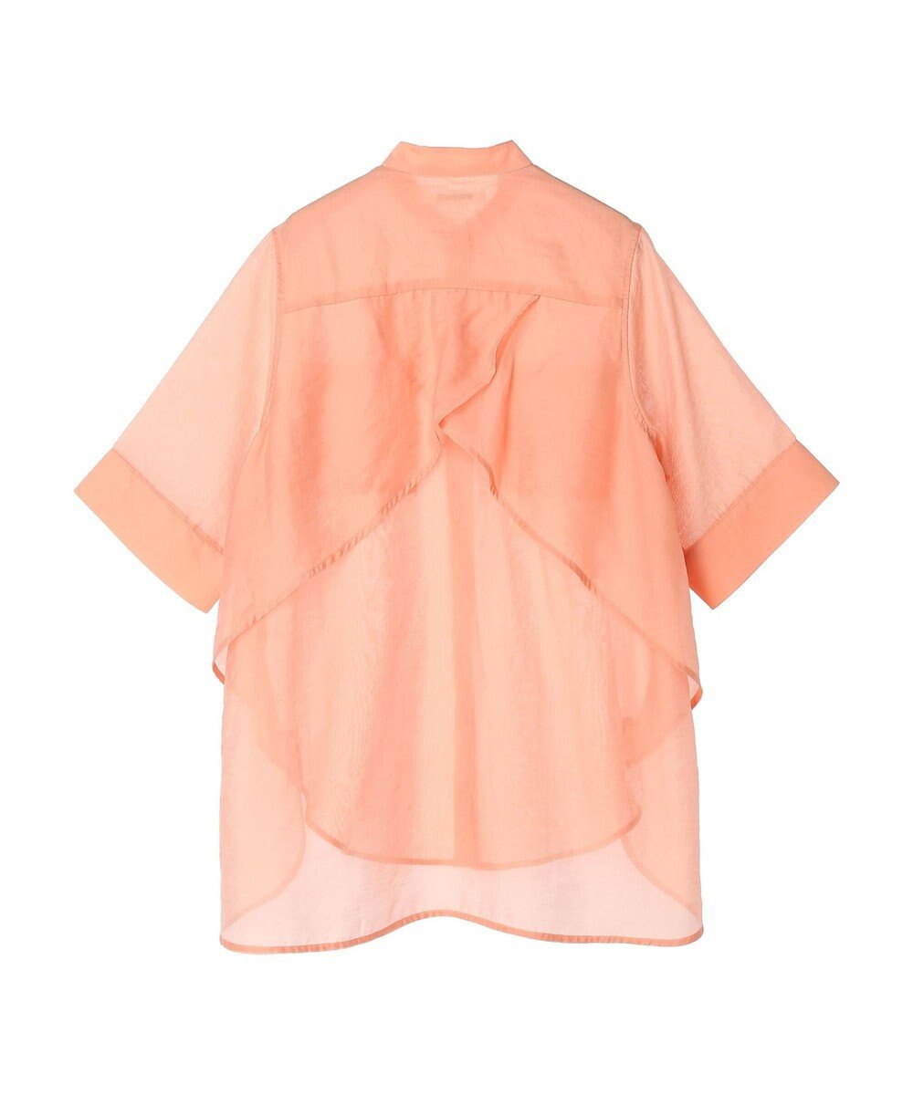 AMERICAN HOLIC シアーバックフレアＷポケットシャツチュニック 