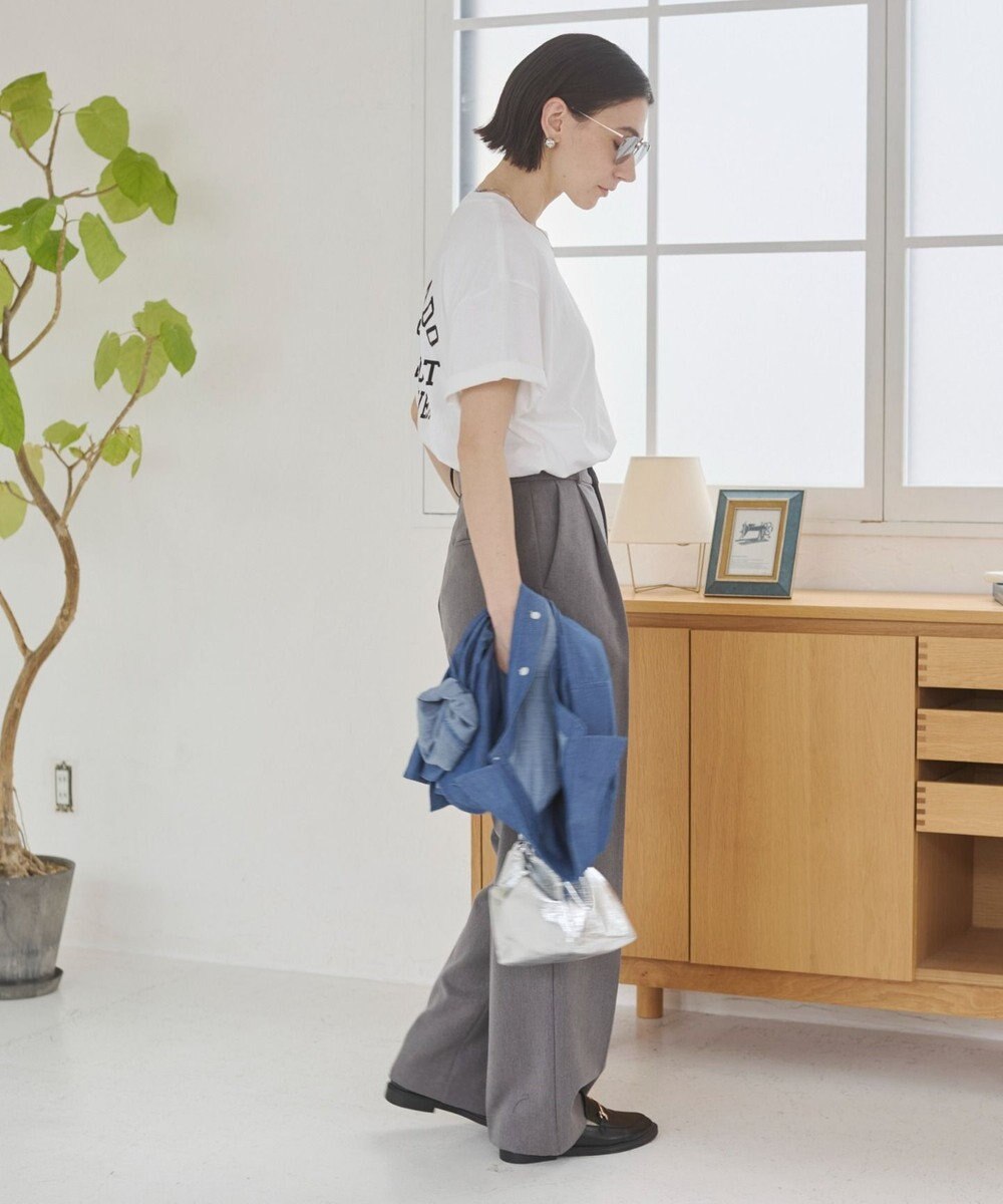 WEGO 【ANGIE VINTAGE/SMLサイズ展開】タックストレートスラックス 