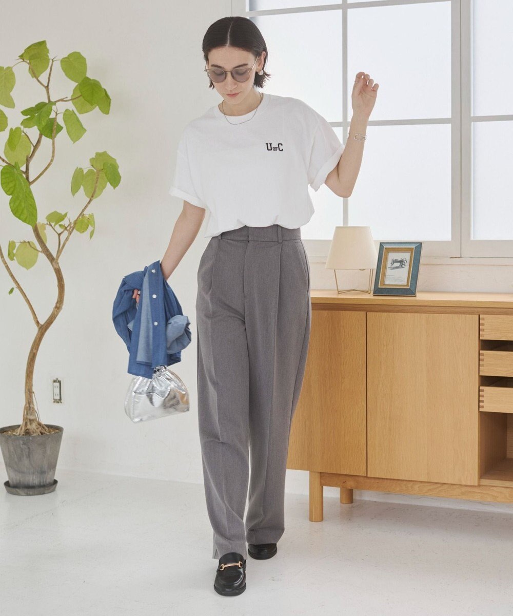 WEGO 【ANGIE VINTAGE/SMLサイズ展開】タックストレートスラックス 