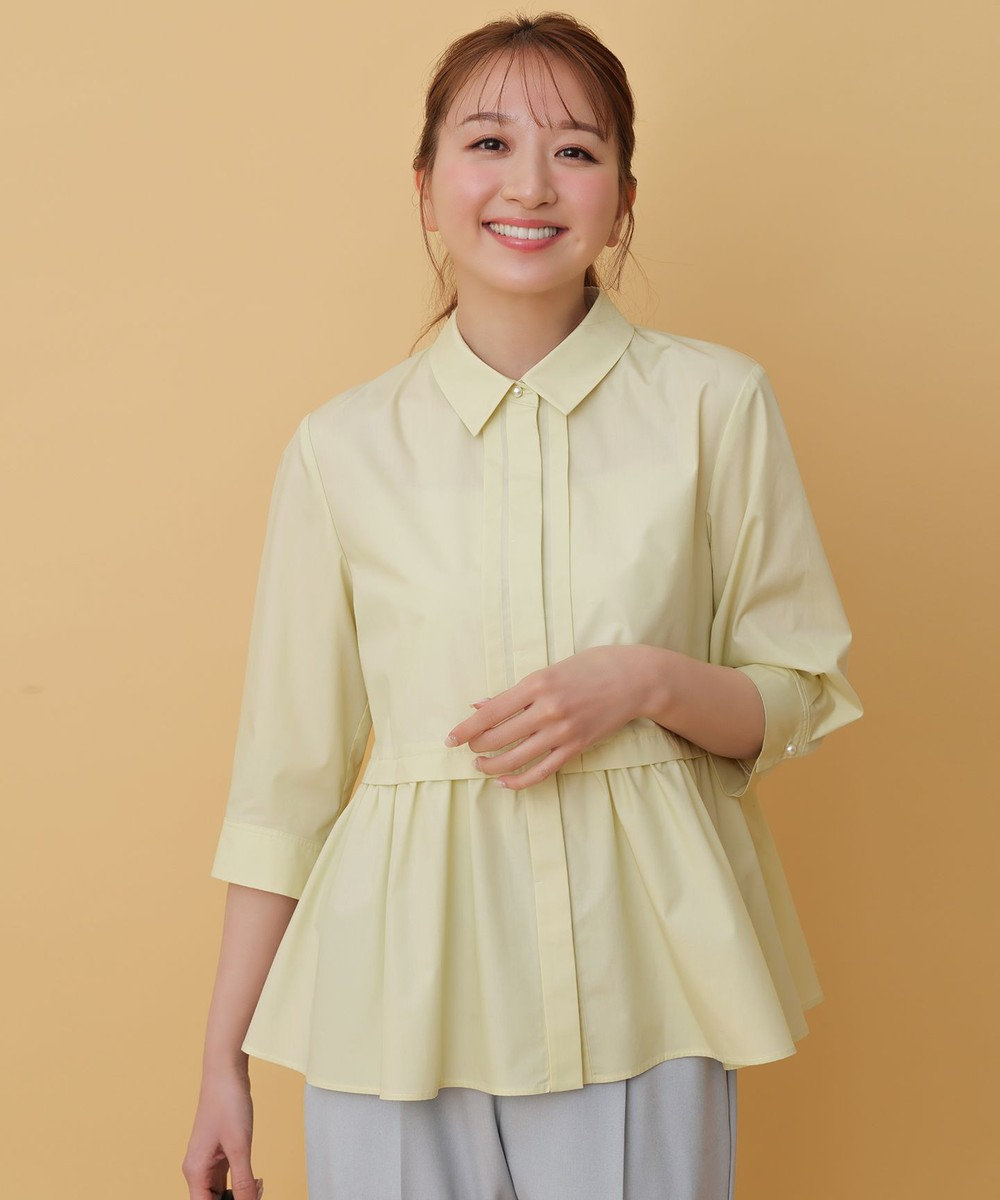 ANY SIS フレアペプラム シャツ 