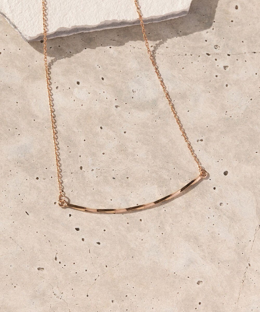 Phoebe ツイストラインネックレス　ローズゴールド 