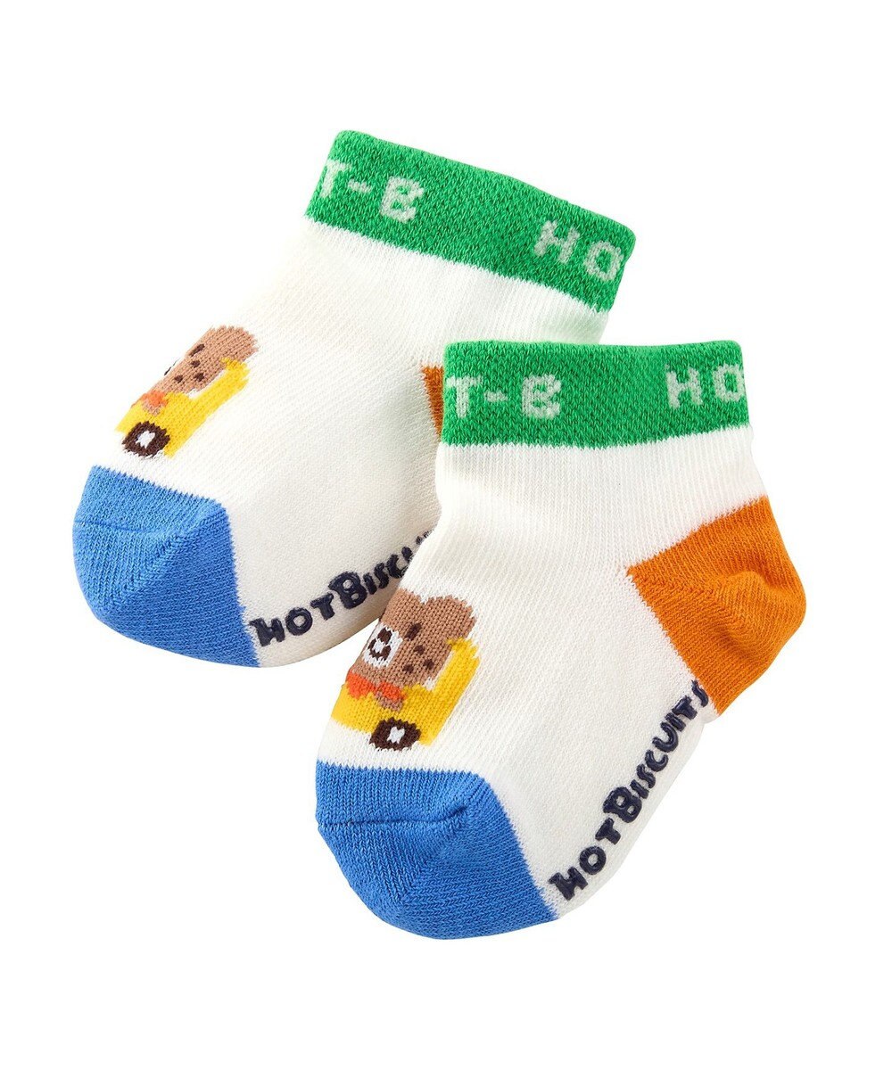 MIKI HOUSE HOT BISCUITS 【9-19cm / 靴下2足セット】ローカット ソックスパック2足セット 