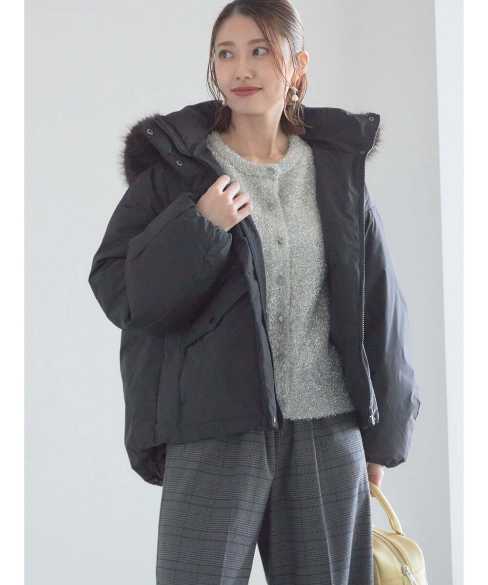 Te chichi 【宮本茉由着用】フードショートダウンジャケット 