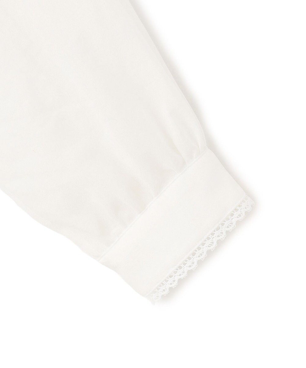 BEIGE， PAULINE / リネンヴィスコースレースブラウス 