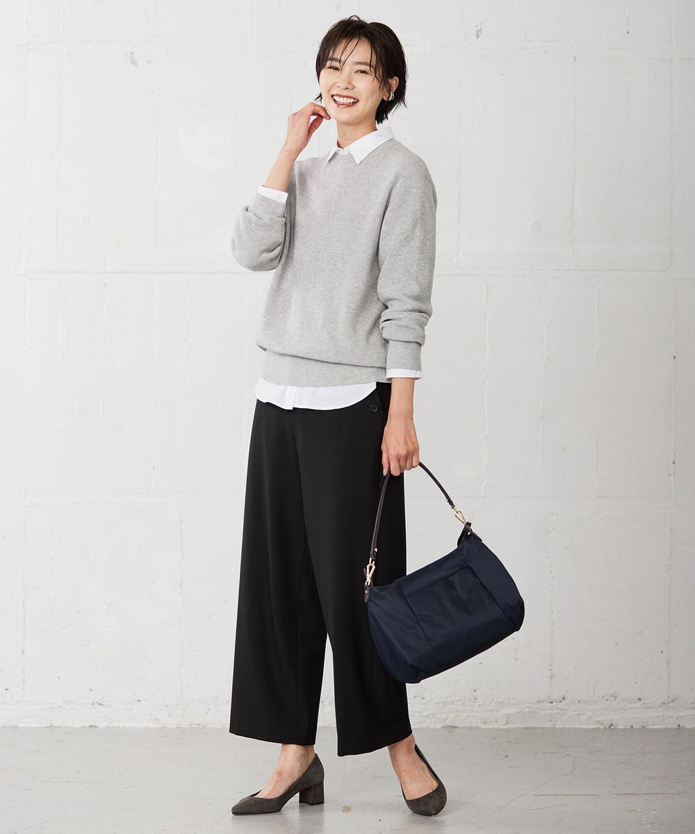 J.PRESS LADIES L 【洗える】LUREX SWEATER ニット 