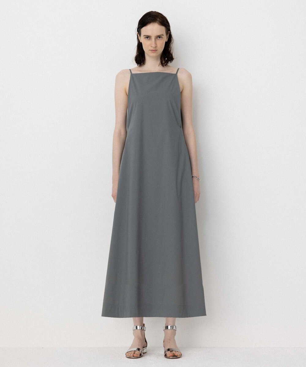 NAVE 【Nave・洗える/撥水加工/ストレッチ素材】ライトタフタ  キャミドレス 