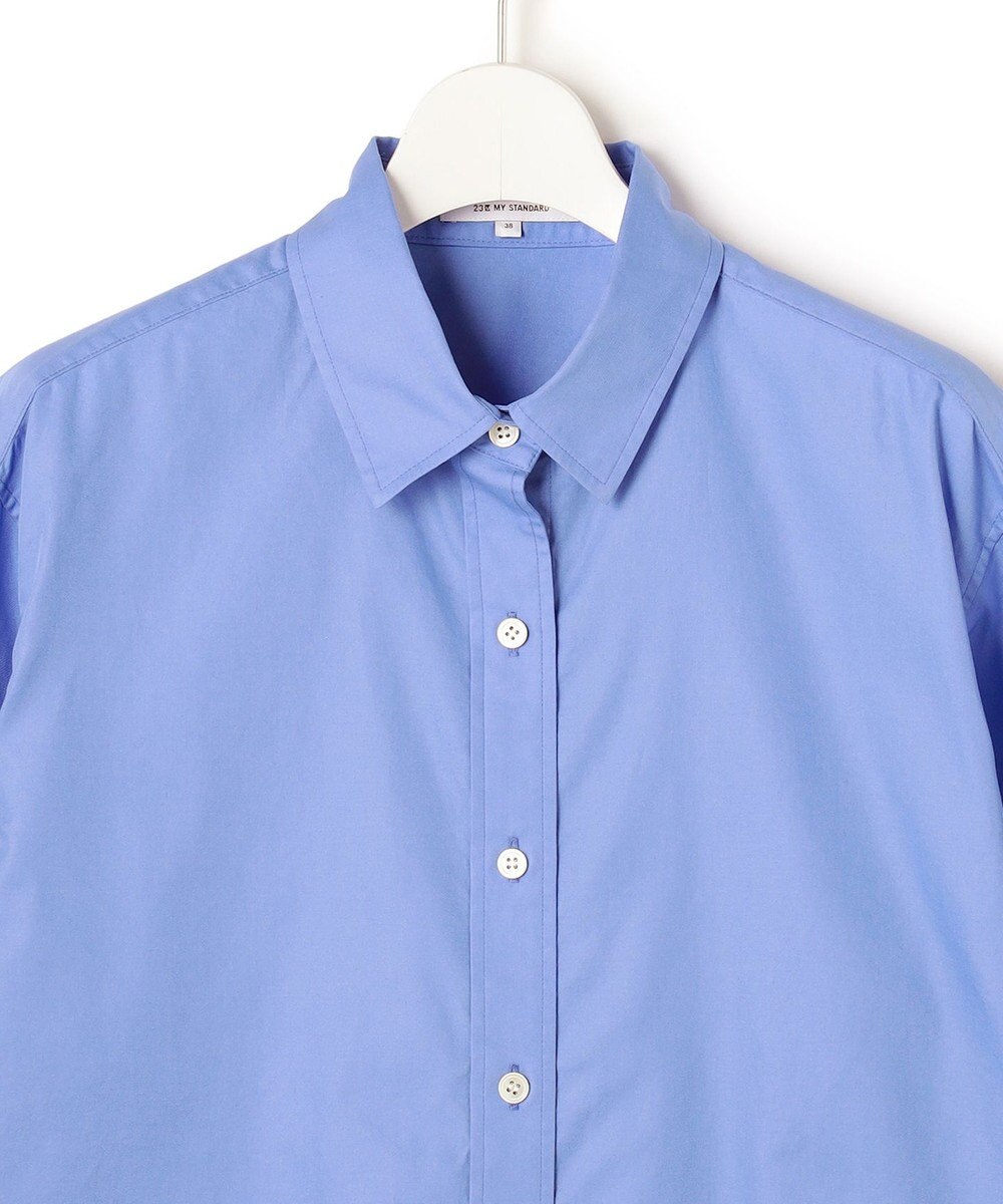 23区 【一部先行予約/VERY掲載】CANCLINI シャーティング ベーシックシャツ 