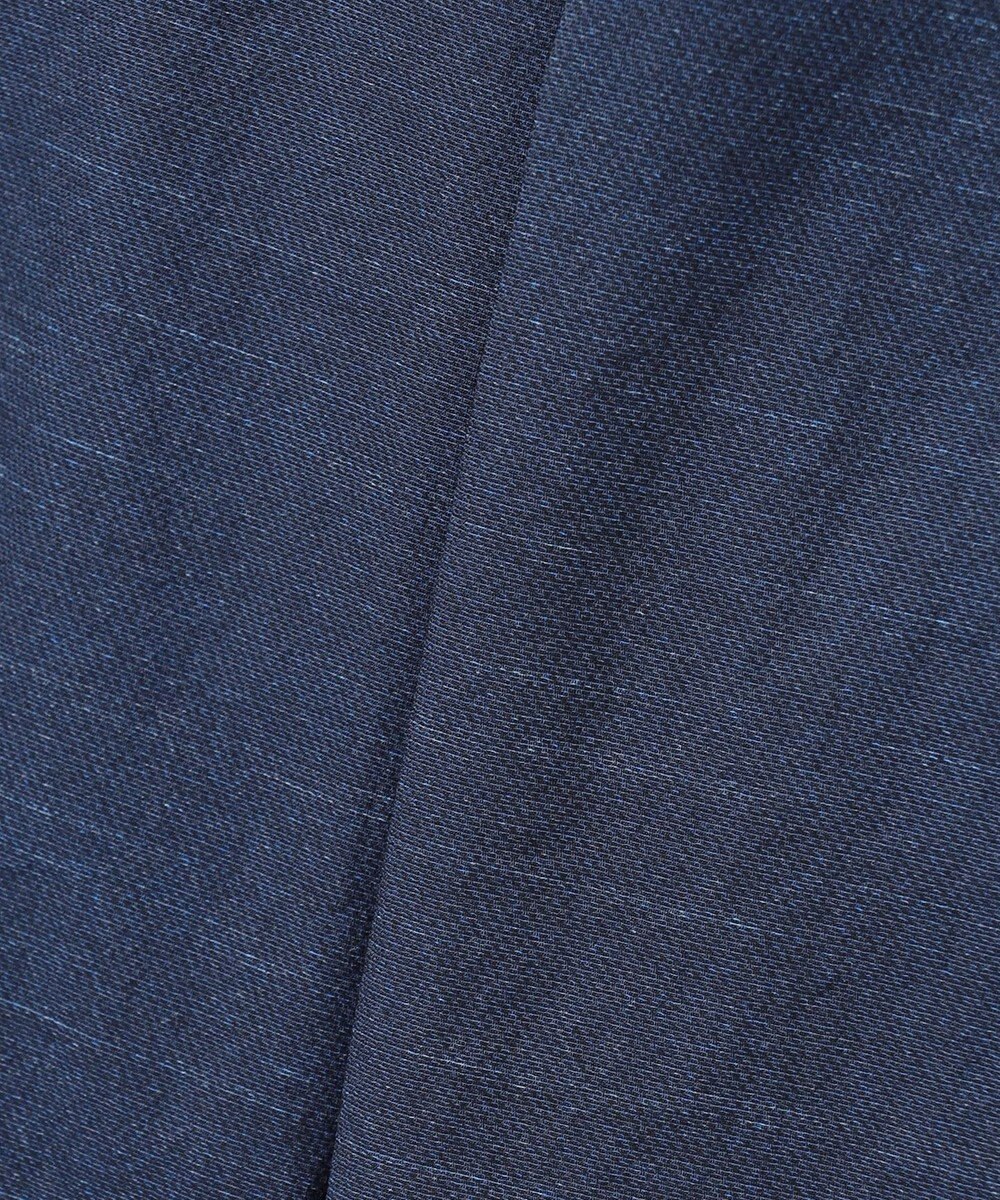 J.PRESS MEN 感動！？上品な見た目に着心地抜群なセットアップ【MECHANICAL】【超軽量 / 清涼感 / 洗える】ハイパワーストレッチ リネンルックパンツ 