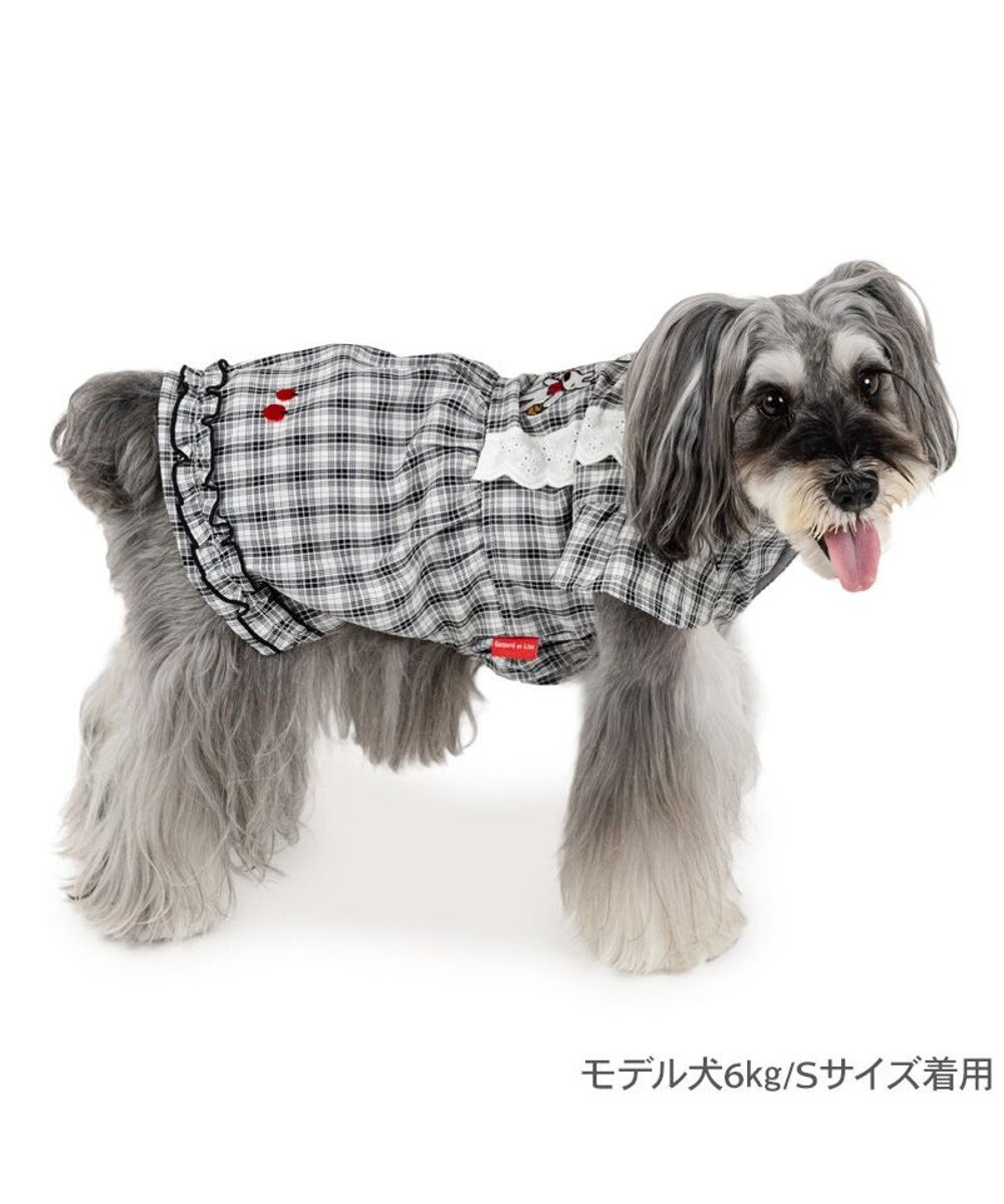 PET PARADISE リサとガスパール  ワンピース 《チェック柄》小型犬 