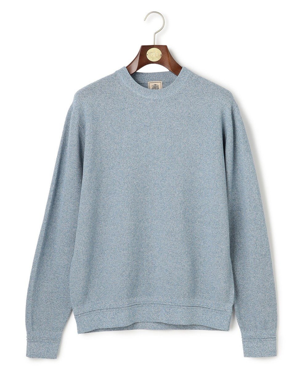 J.PRESS MEN ギマコットンカノコクルーネック ニット 