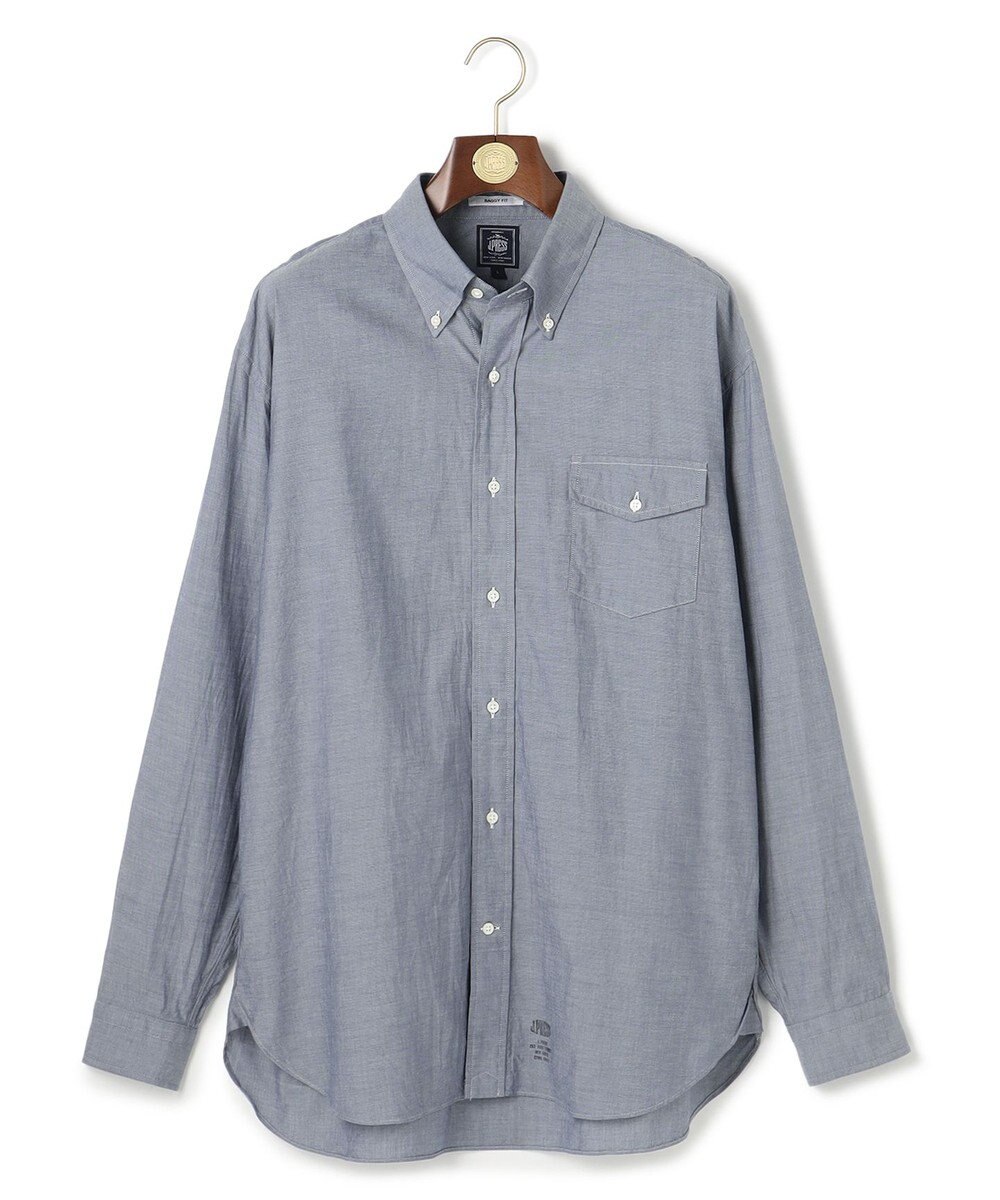 J.PRESS MEN 【J.PRESS ORIGINALS】【UNISEX】Cotton Dangary B.D. Shirt / Baggy-Fit 