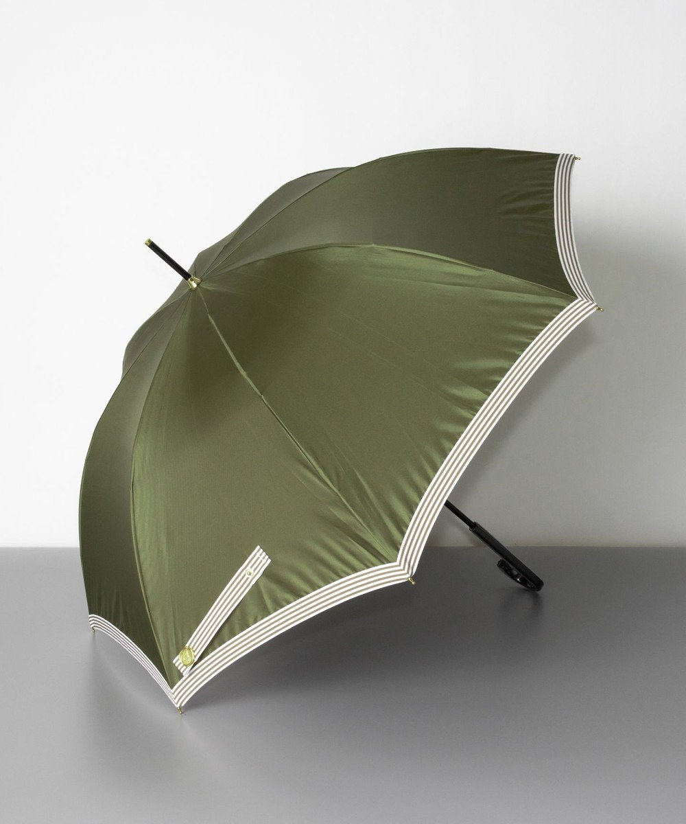 AURORA Beaurance（ビューランス）グログランリボン雨傘（長傘） カーキ