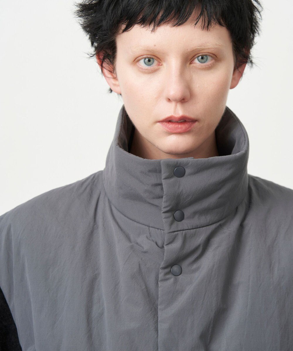 ATON TECHNO COTTON | リサイクルウールパテッドベスト - UNISEX 