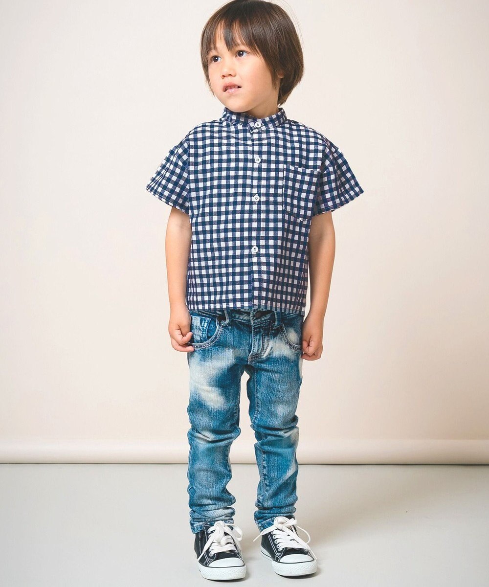 ami amie バンドカラーシャツ 