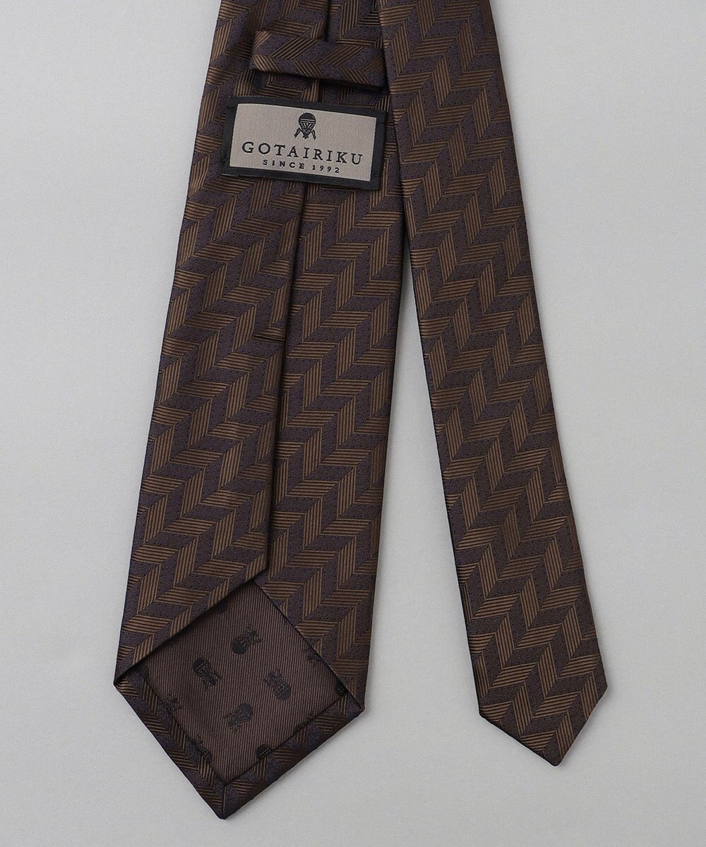 GOTAIRIKU GOTAIRIKU別注【日本製】シルク ネクタイ_総柄 