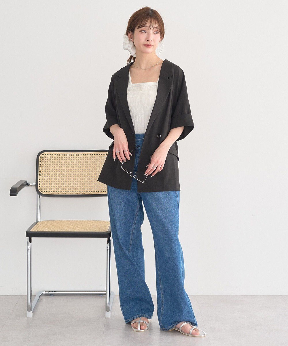 earth music&ecology Tストラップサンダル 