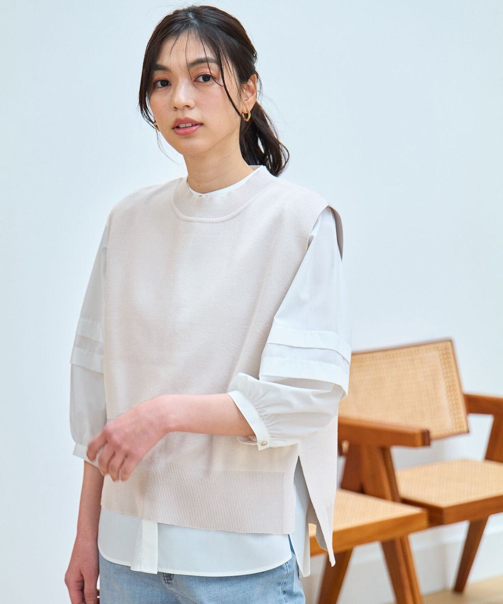 ANY L ニットベスト 