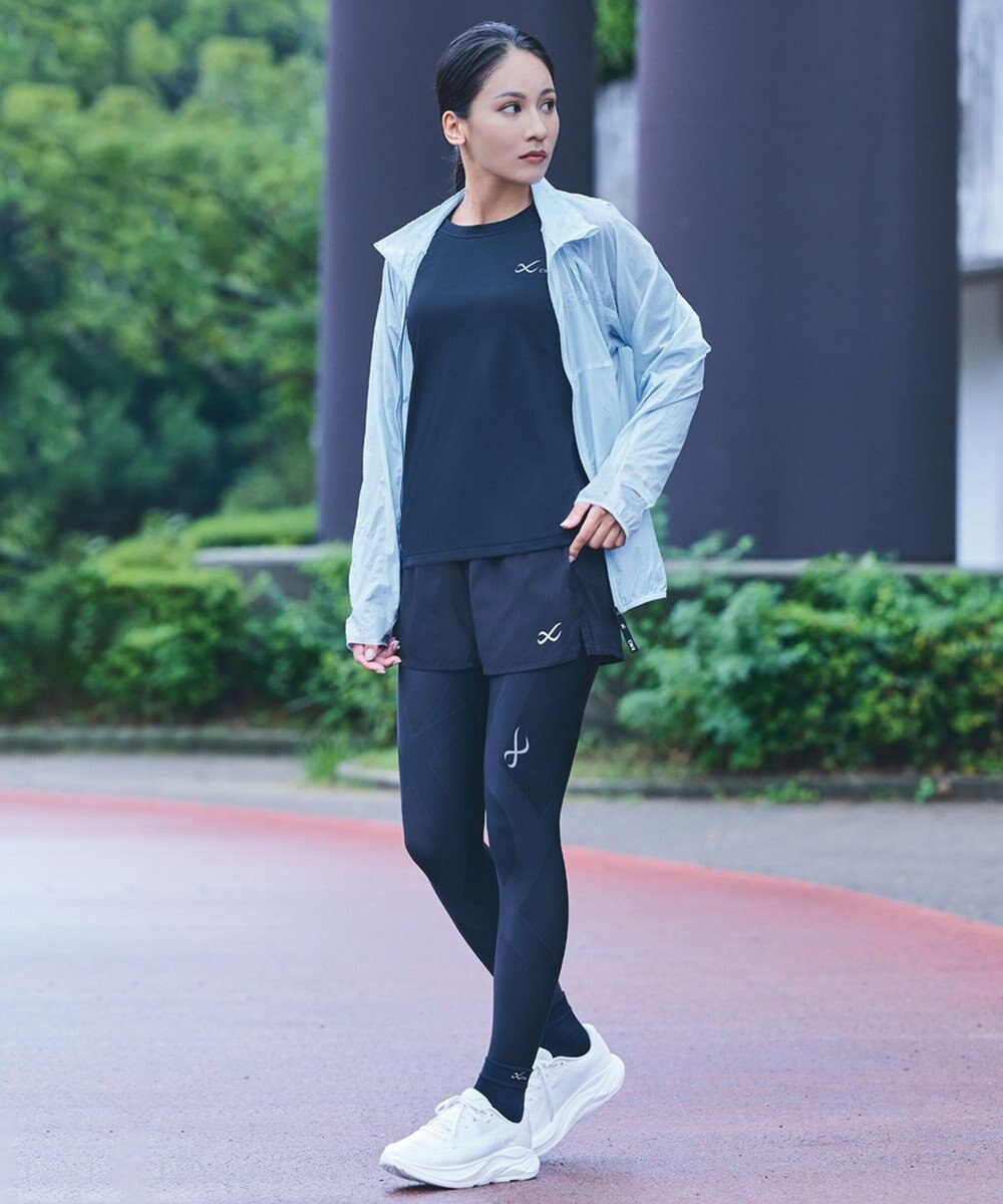 CW-X 【UNISEX】 CW-X ウインドブレーカー 上下開きファスナー スポーツウェア 長袖 ハイネック ユニセックス DWR599 /ワコール 