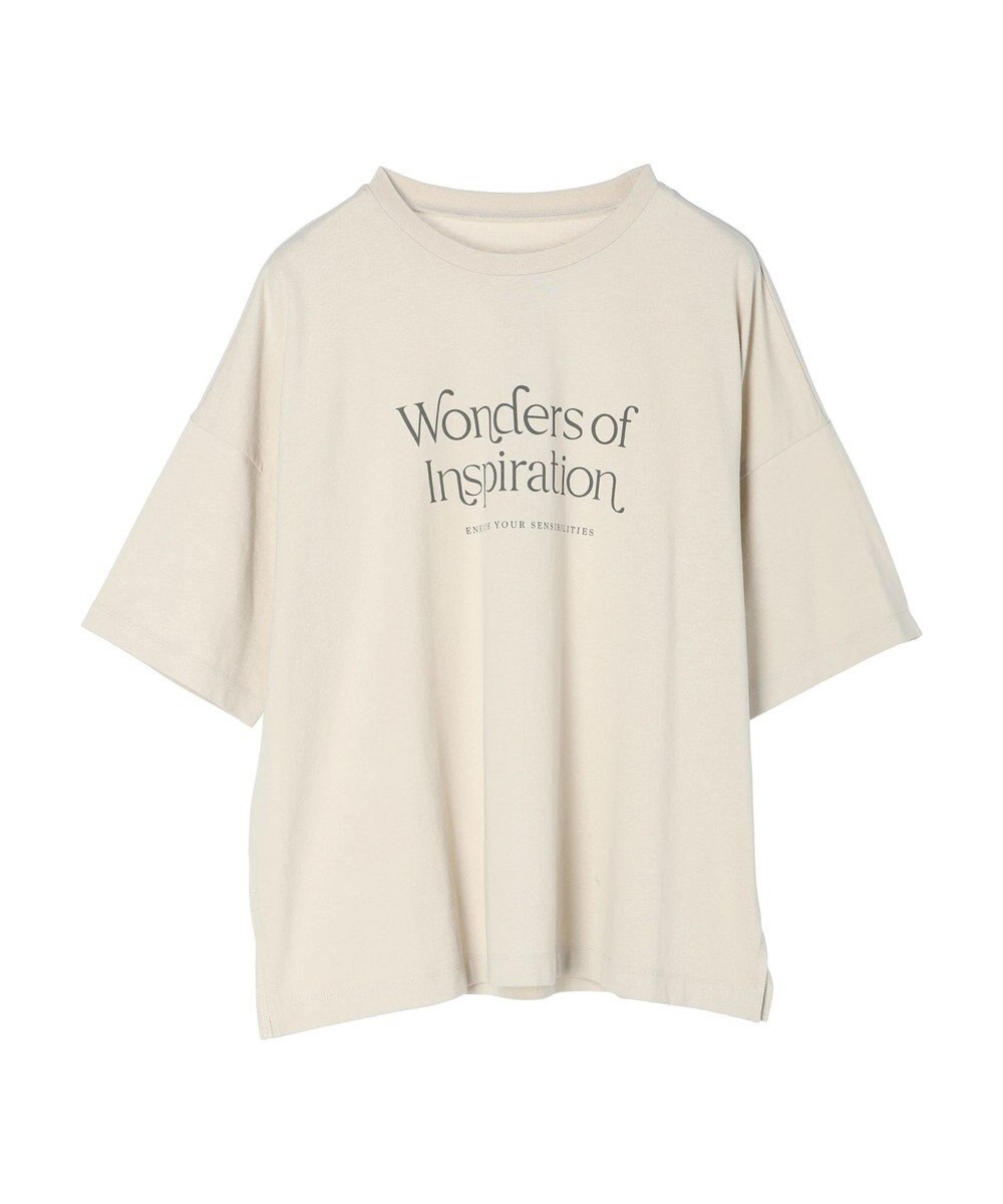 Green Parks シンプルフェミニンロゴチュニック 