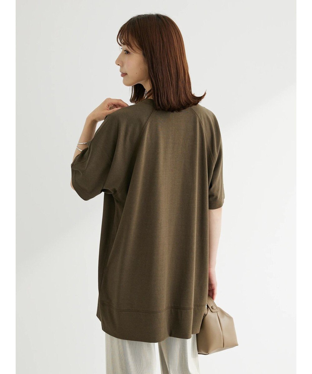 Green Parks 接触冷感５分袖ラグランチュニック 