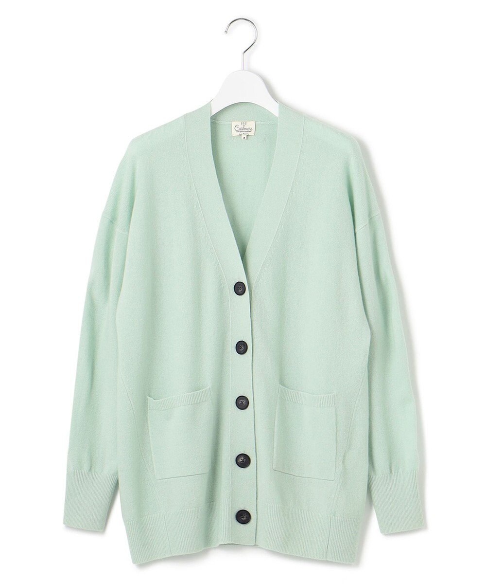 23区 【洗える】ピュアカシミヤ カーディガン 