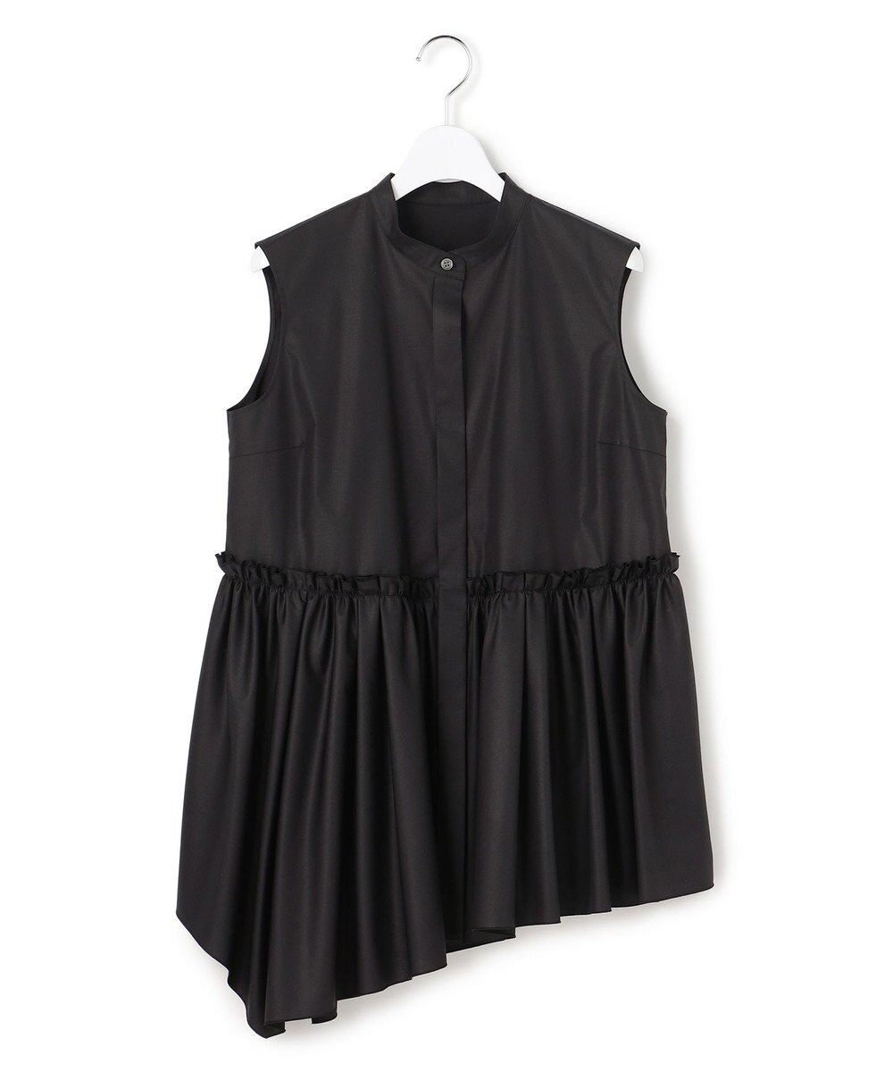 23区 【R(アール)】ルミナスコットン イレギュラーヘム ブラウス 