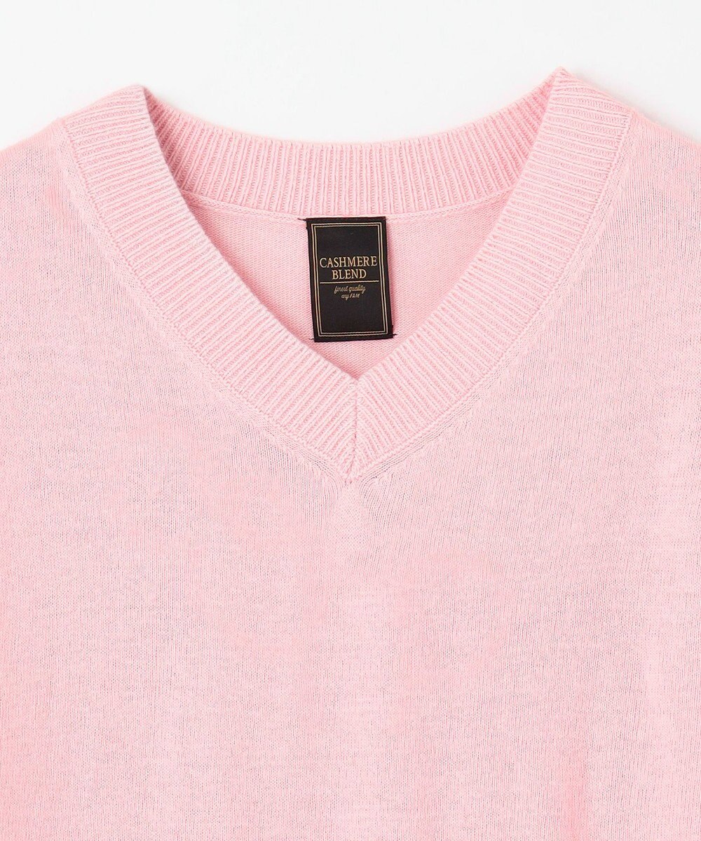 ANY 【手洗い可】イタリーヤーンウールカシミヤミックスＶネックプルオーバー 