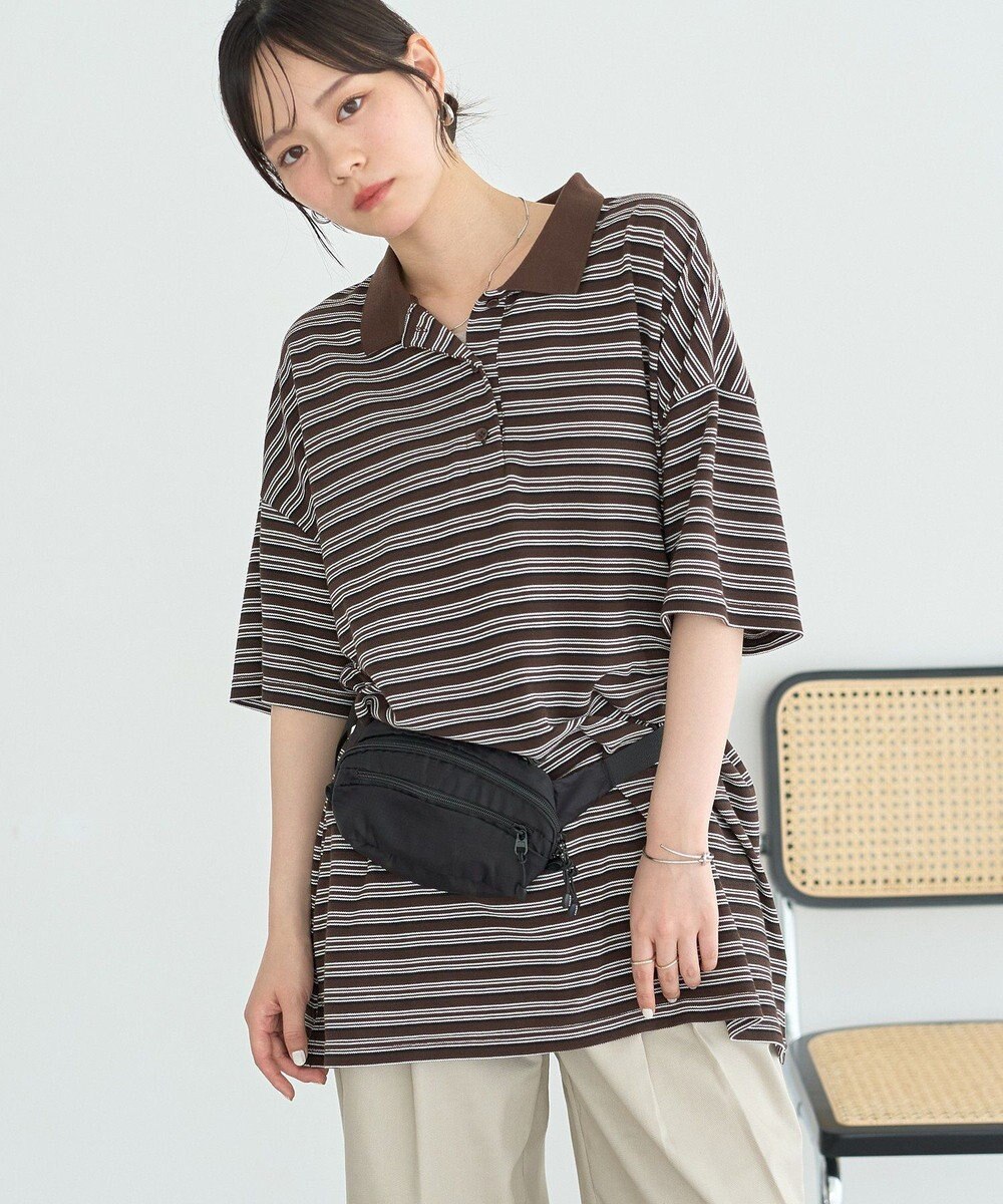 earth music&ecology ラガーポロシャツ 