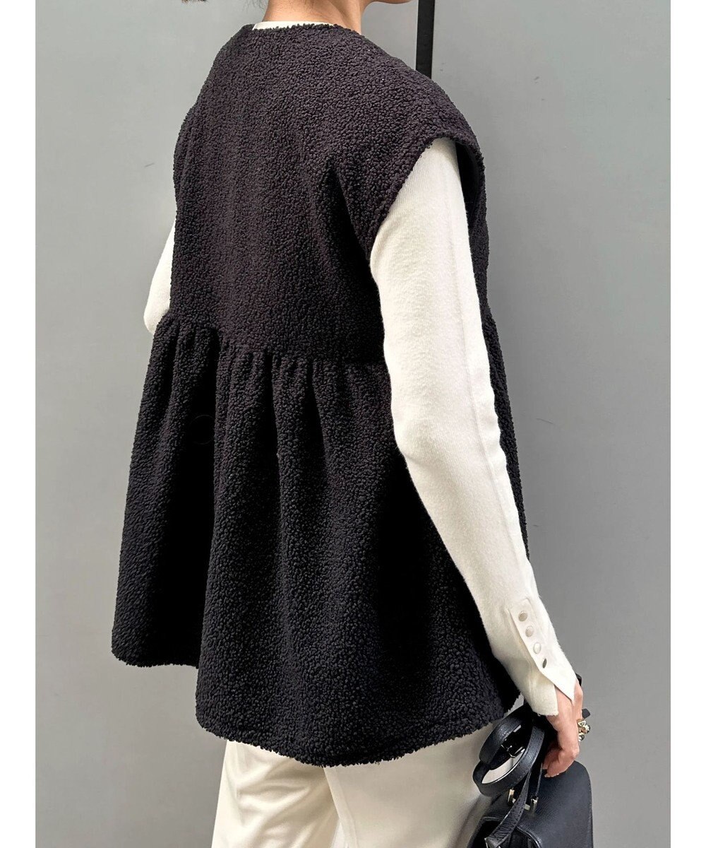 Green Parks フレア裏付きボアベスト 