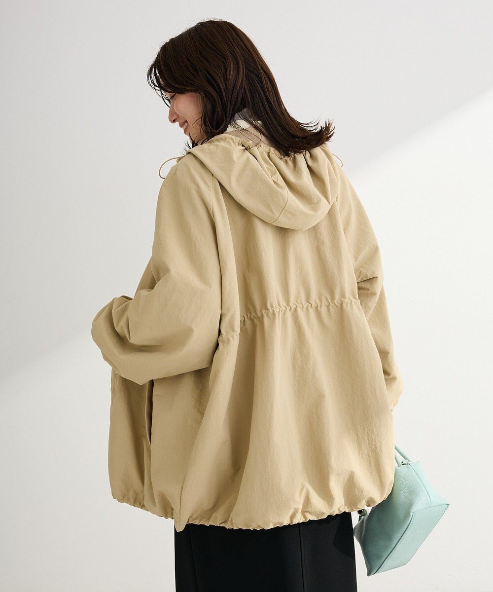 Green Parks 撥水加工ミディ丈マウンテンパーカー 