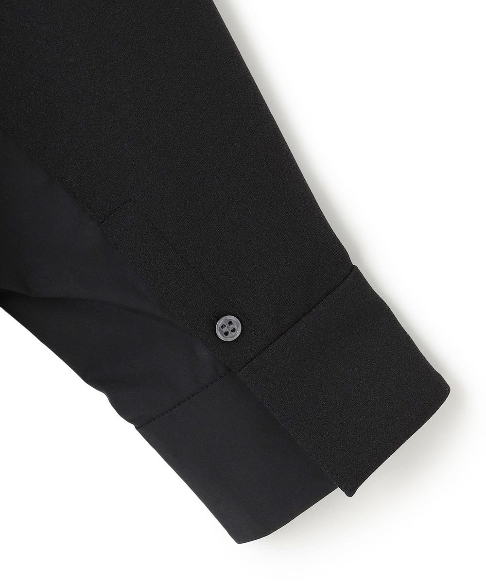 ICB L 【洗える】ジョーゼットジャージー 異素材コンビプルオーバー 