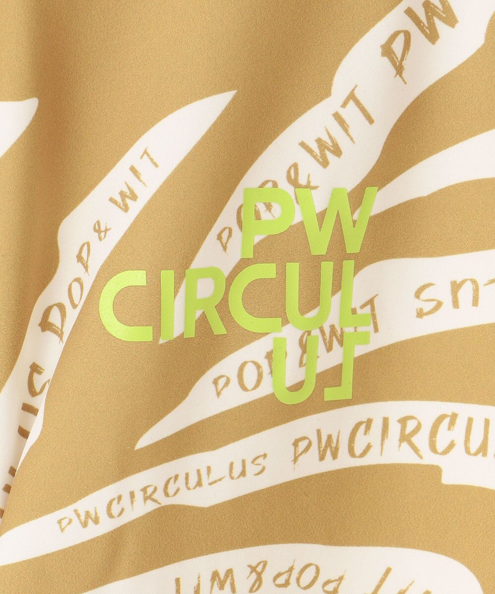 PW CIRCULUS 【UVカット / 吸水速乾 / 伸縮性抜群】【MEN】ゼブラ柄モック T 