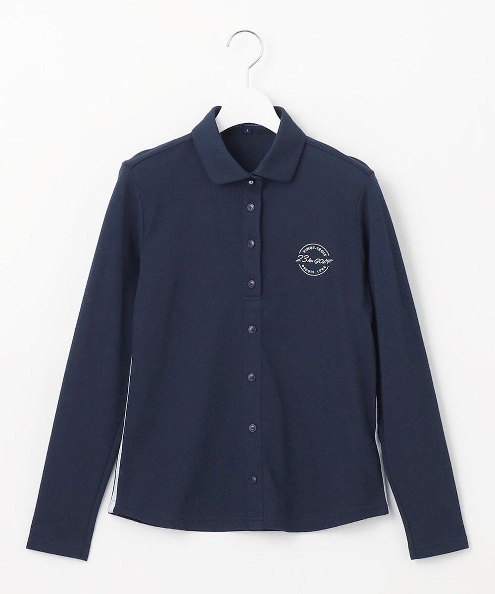 23区GOLF 【WOMEN】【UVケア】カラーシャツ 