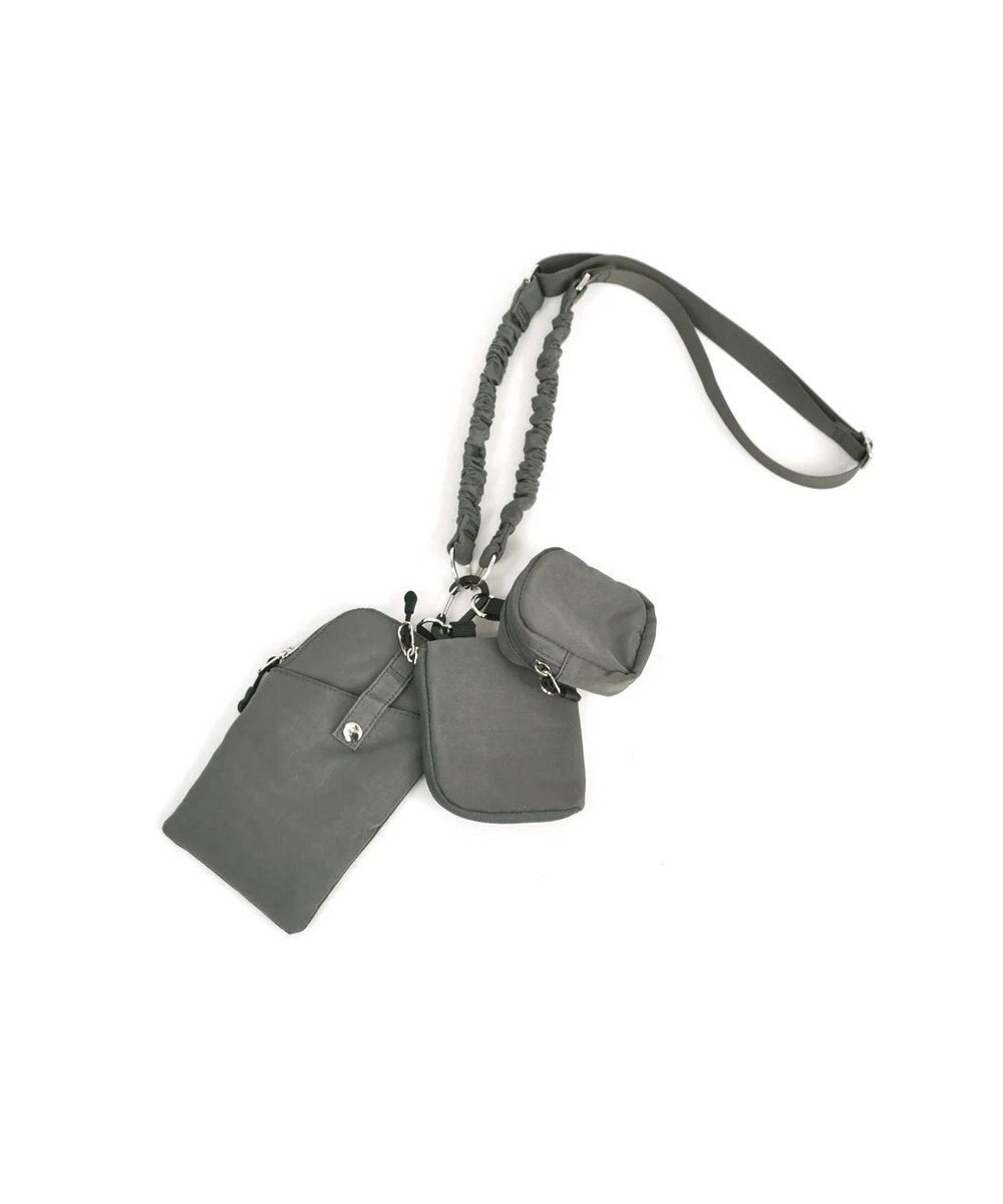 UNBILLION cachecache バンジーコードナイロンスマホショルダー 