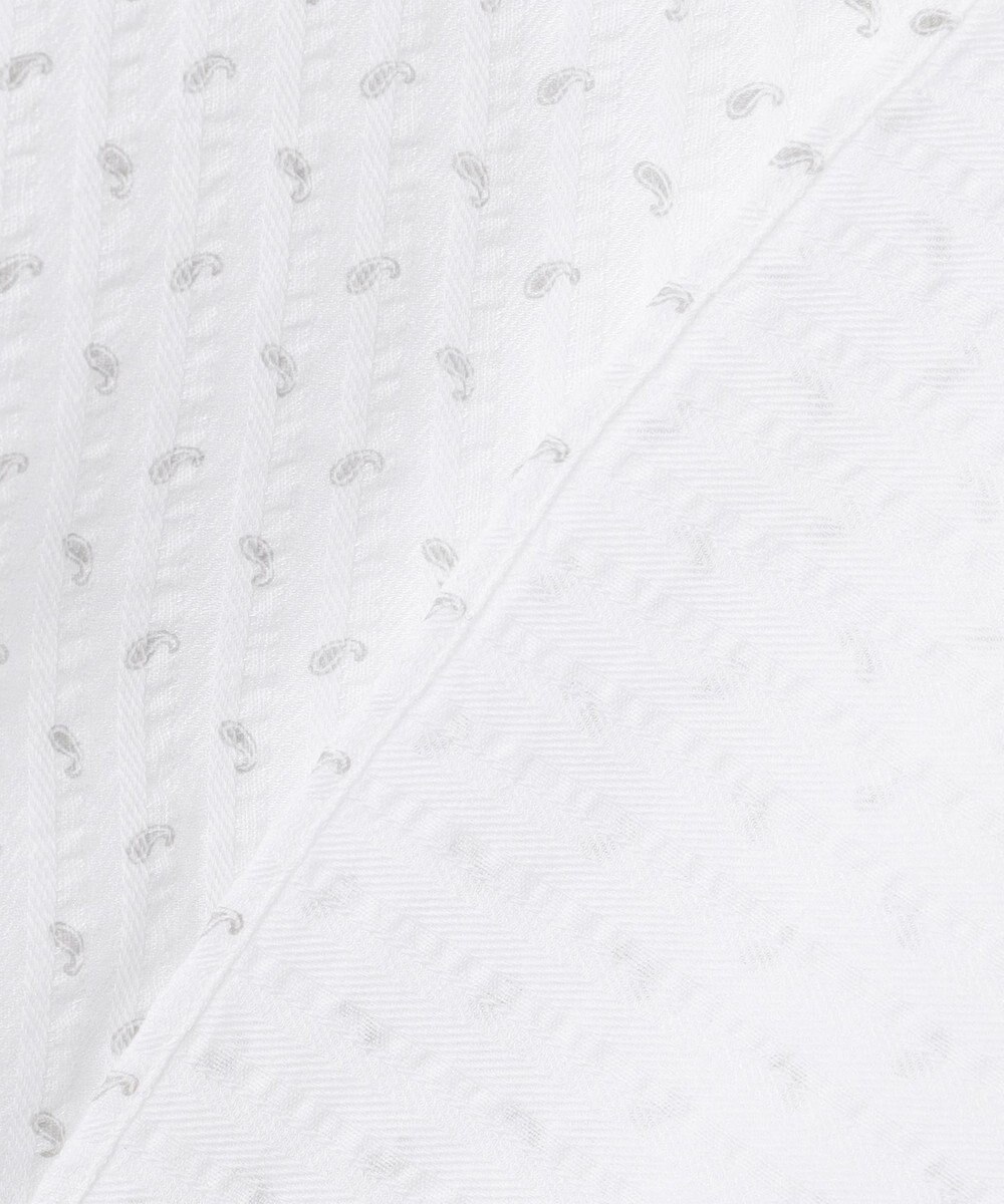 JOSEPH ABBOUD 【UVカット】オーガニックコットンプリッセ 七分袖シャツ 