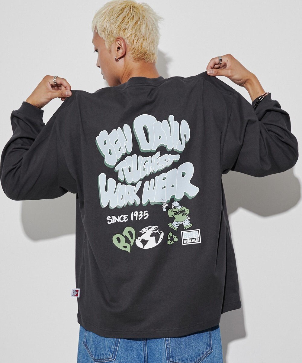 WEGO 【ユニセックス着用ITEM】別注ベンデイビスプランプロゴT（LS） 