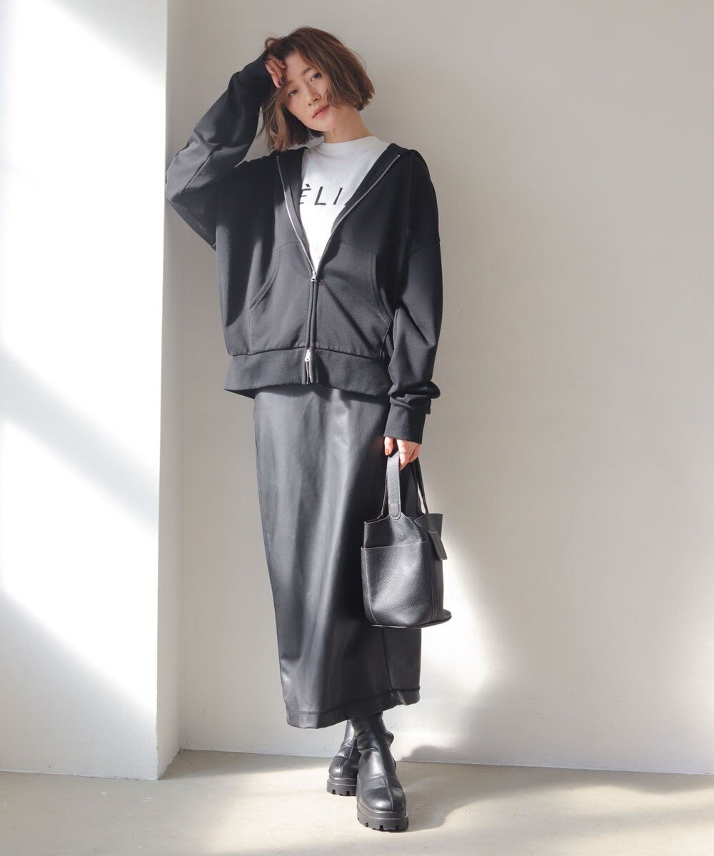 WEGO 【ユニセックス着用ITEM/MLサイズ展開】コンパクトフィットダブルZIPパーカー 