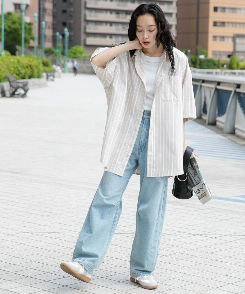 WEGO 【ユニセックス着用ITEM/シワになりにくい】イージーケアオックスフォードシャツ（S） 