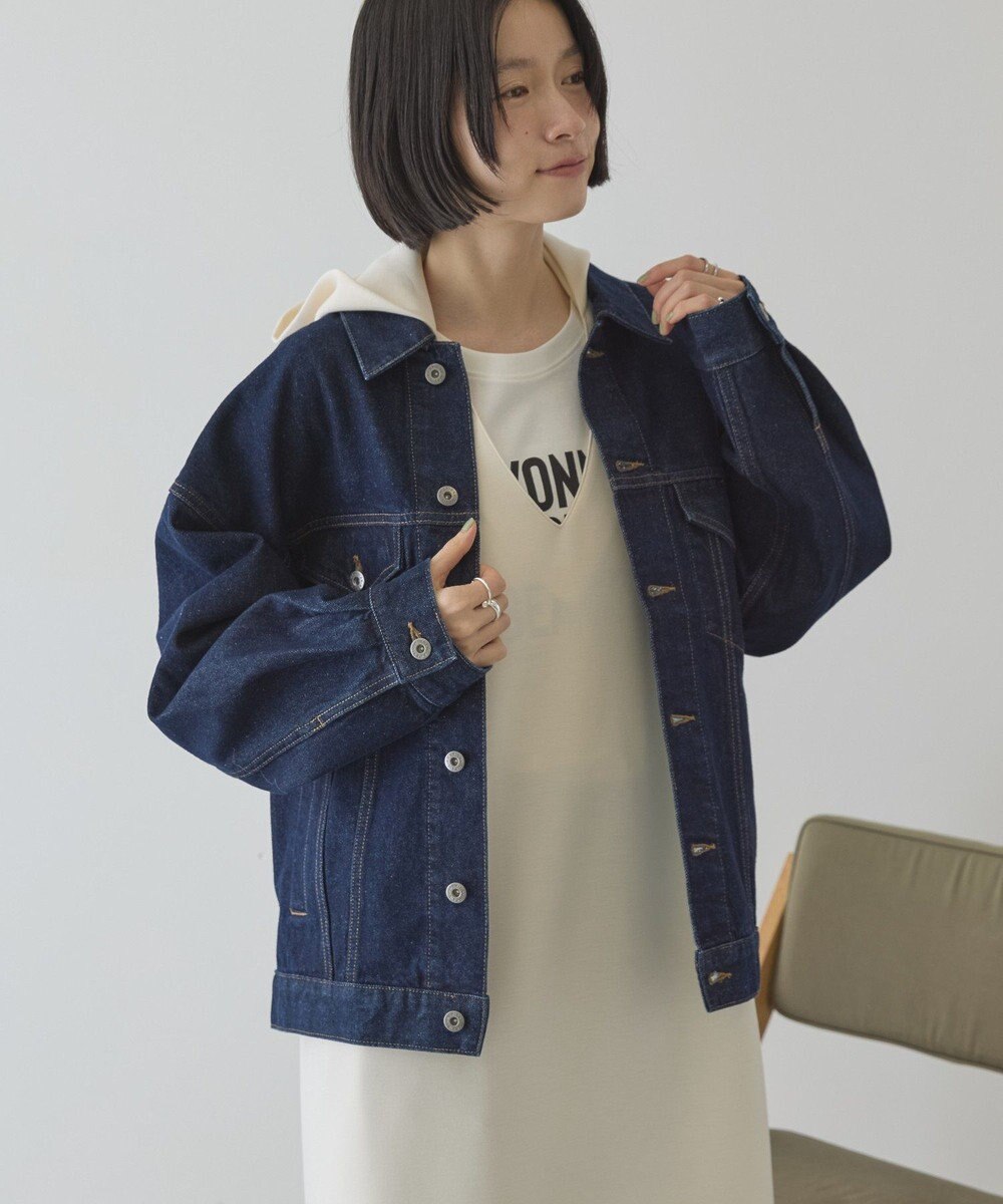 AMERICAN HOLIC ロング丈デニムジャケット 