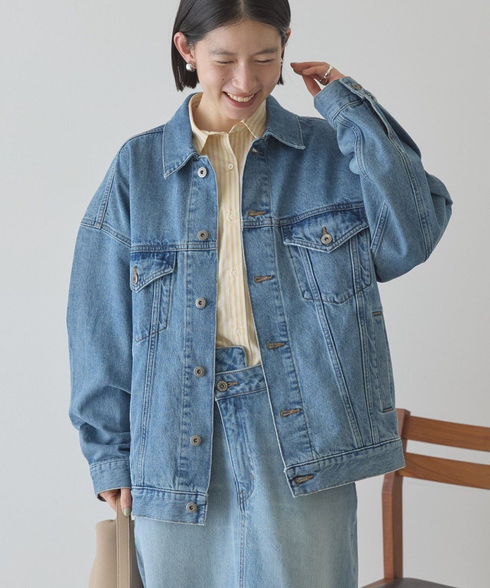 AMERICAN HOLIC ロング丈デニムジャケット 