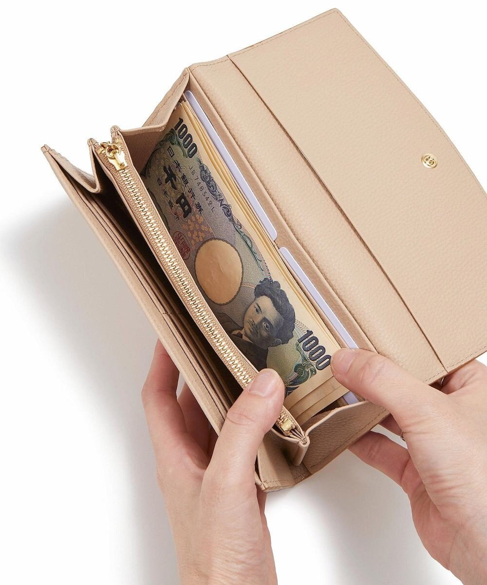 TOPKAPI 【TOPKAPI】gemdrops ジェムドロップ ミニエンボスレザー 天然石 長財布 