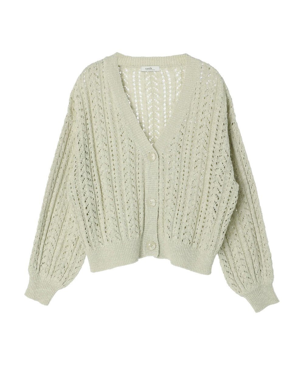earth music&ecology スラブヤーンスカシカーディガン 