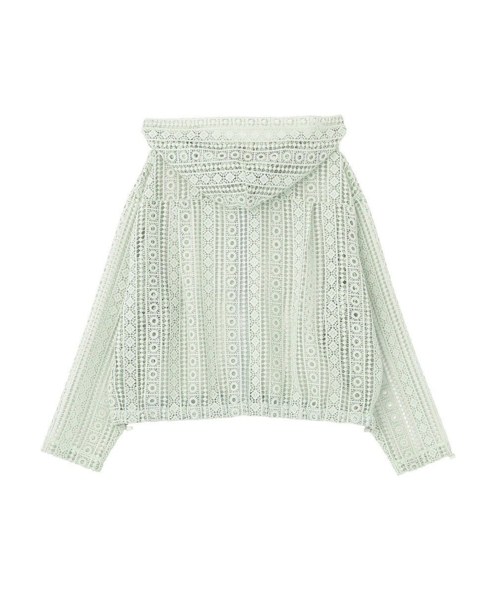 AMERICAN HOLIC 【先行予約】幾何学レースフードシャツ 