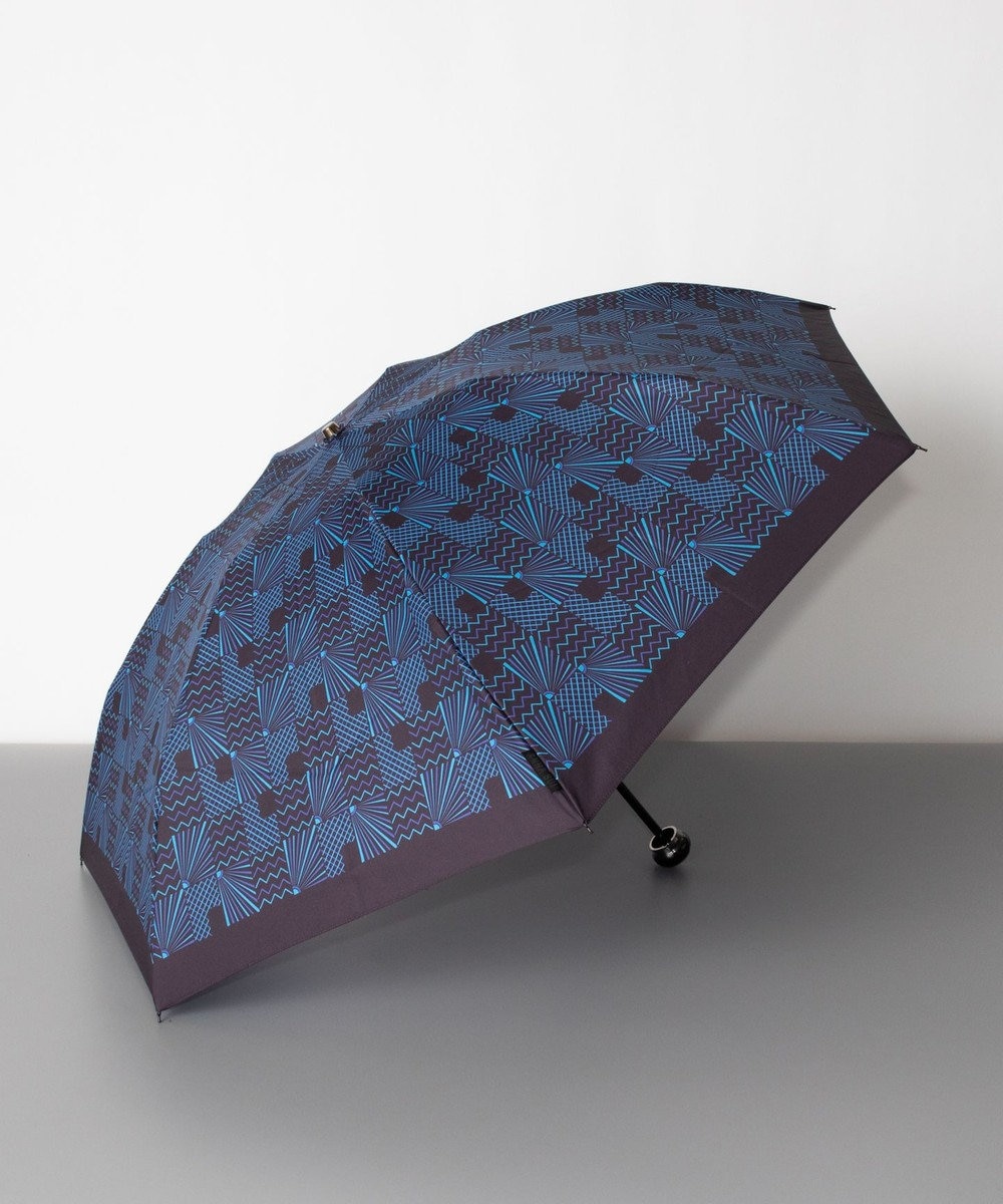 AURORA ANNA SUI（アナ スイ）雨傘（折り畳みミニ傘） ブルー