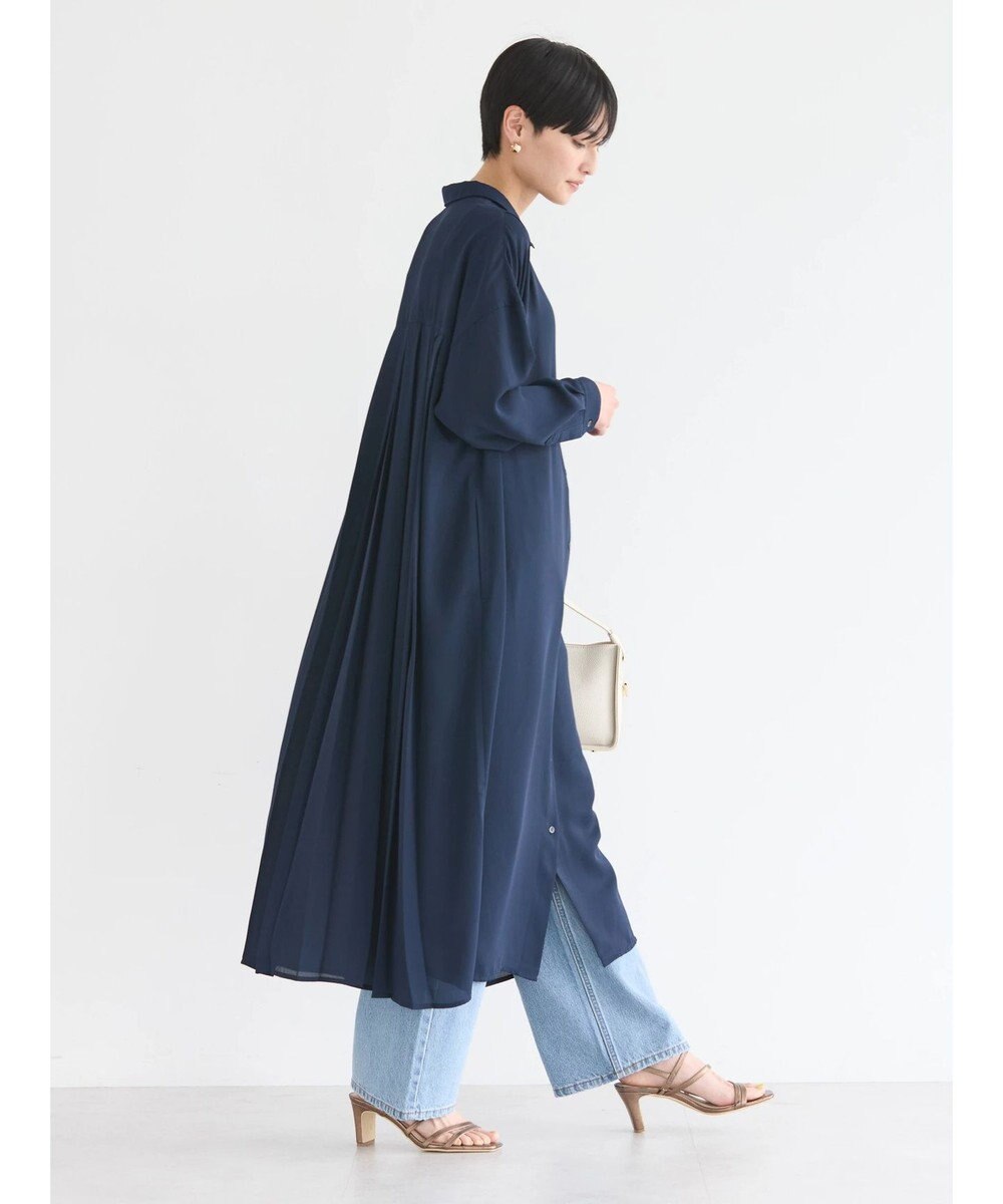 AMERICAN HOLIC ジョーゼットバックプリーツワンピース 