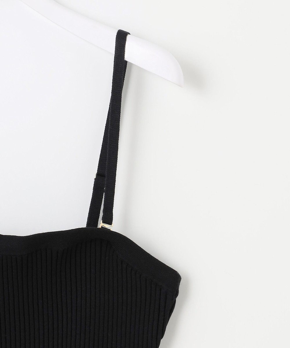 ANY SIS 【洗える】ニットリブ ビスチェ 